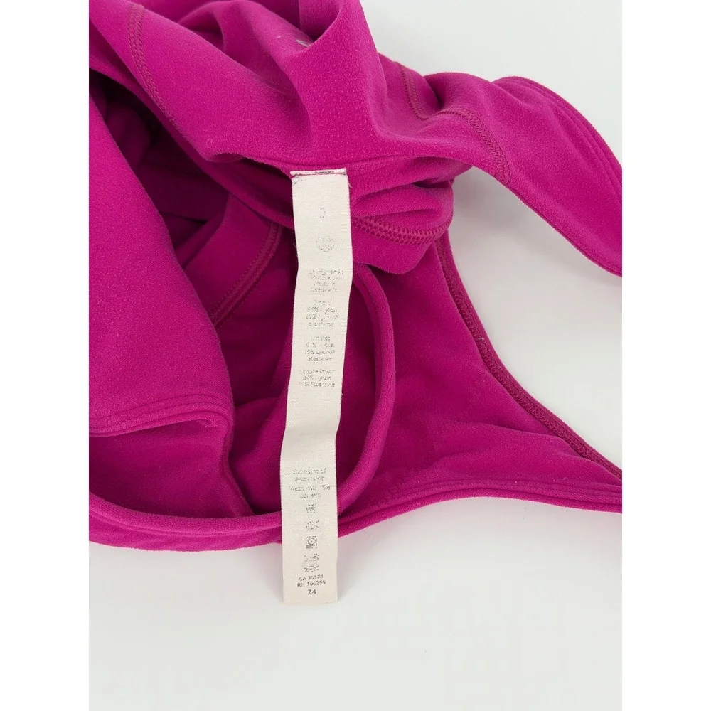 Lululemon Align Tank Top Magenta Pink Nulu Yoga Crop Top Size 2